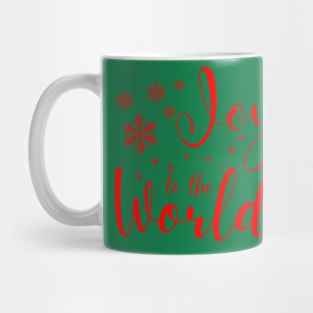 joy to the world - happy holidays Mug